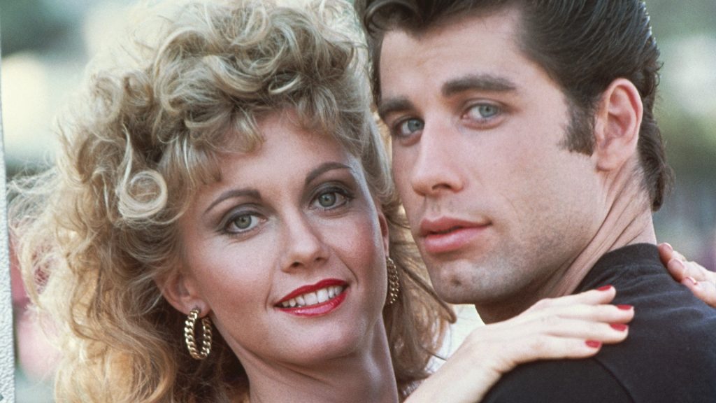 John Travolta y Olivia Newton-John