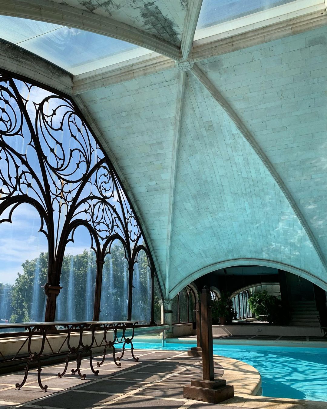 La piscina de Landa