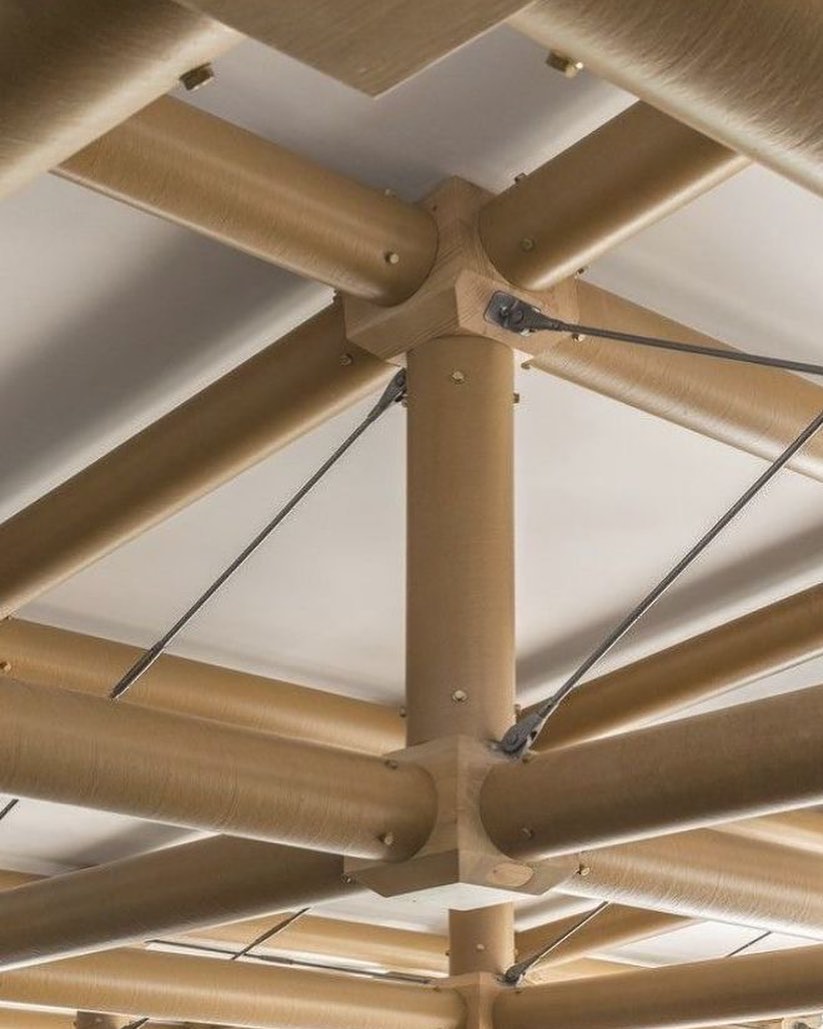 Estructura de un proyecto de Shigeru Ban