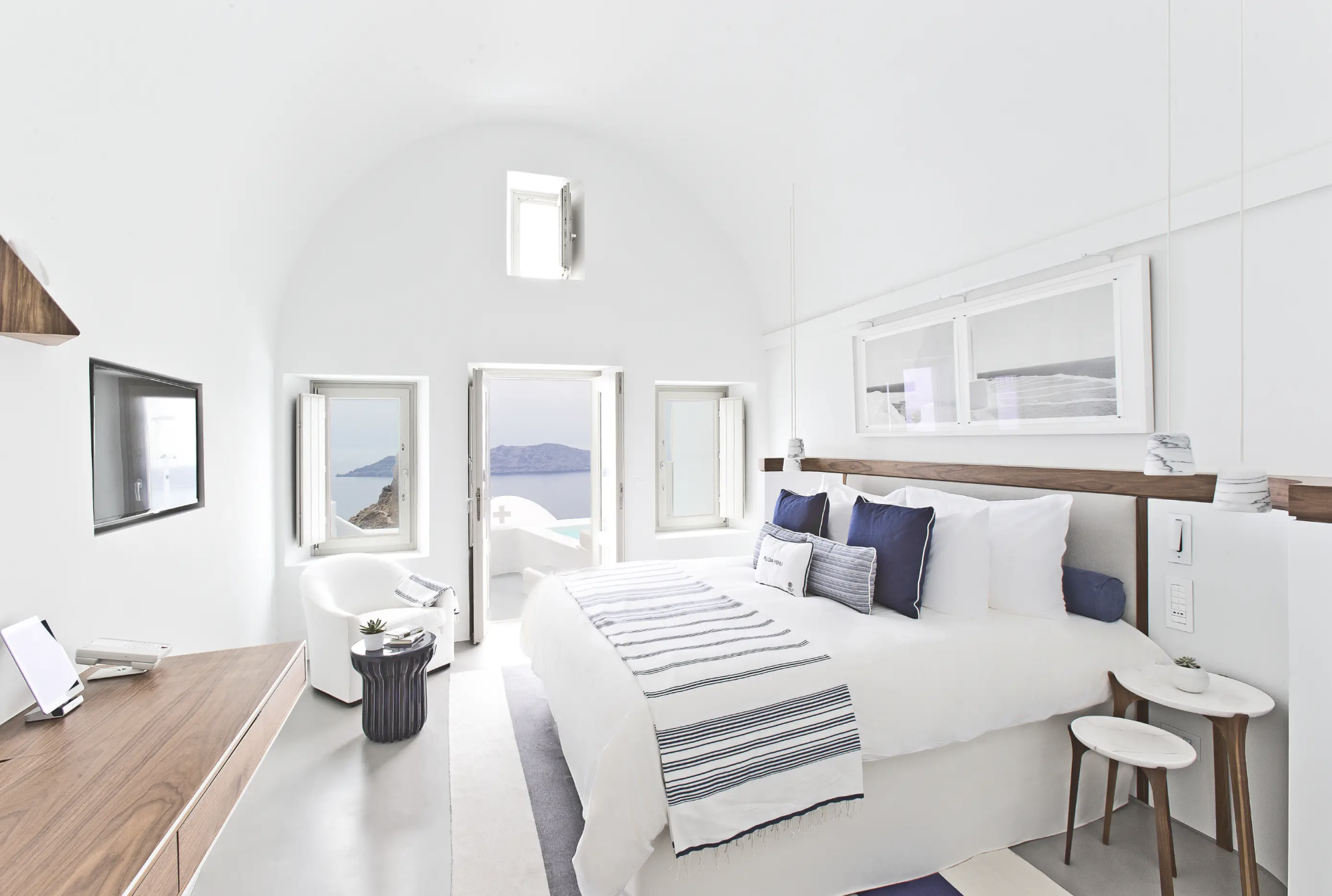 Una de las habitaciones de Grace Hotel