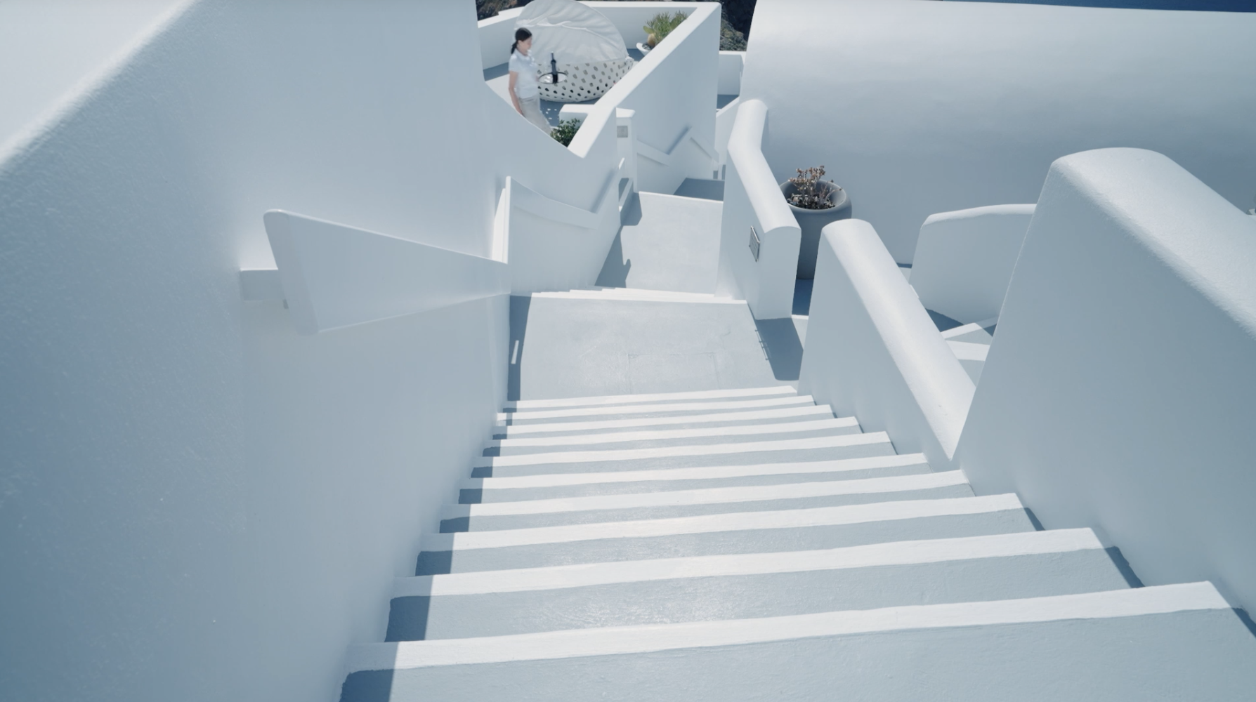 Las escaleras del Grace Hotel