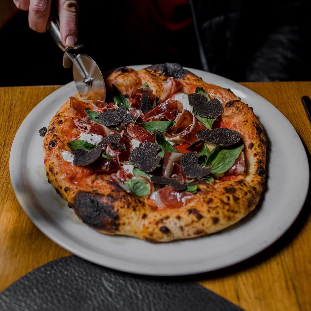 La pizza de Roostiq