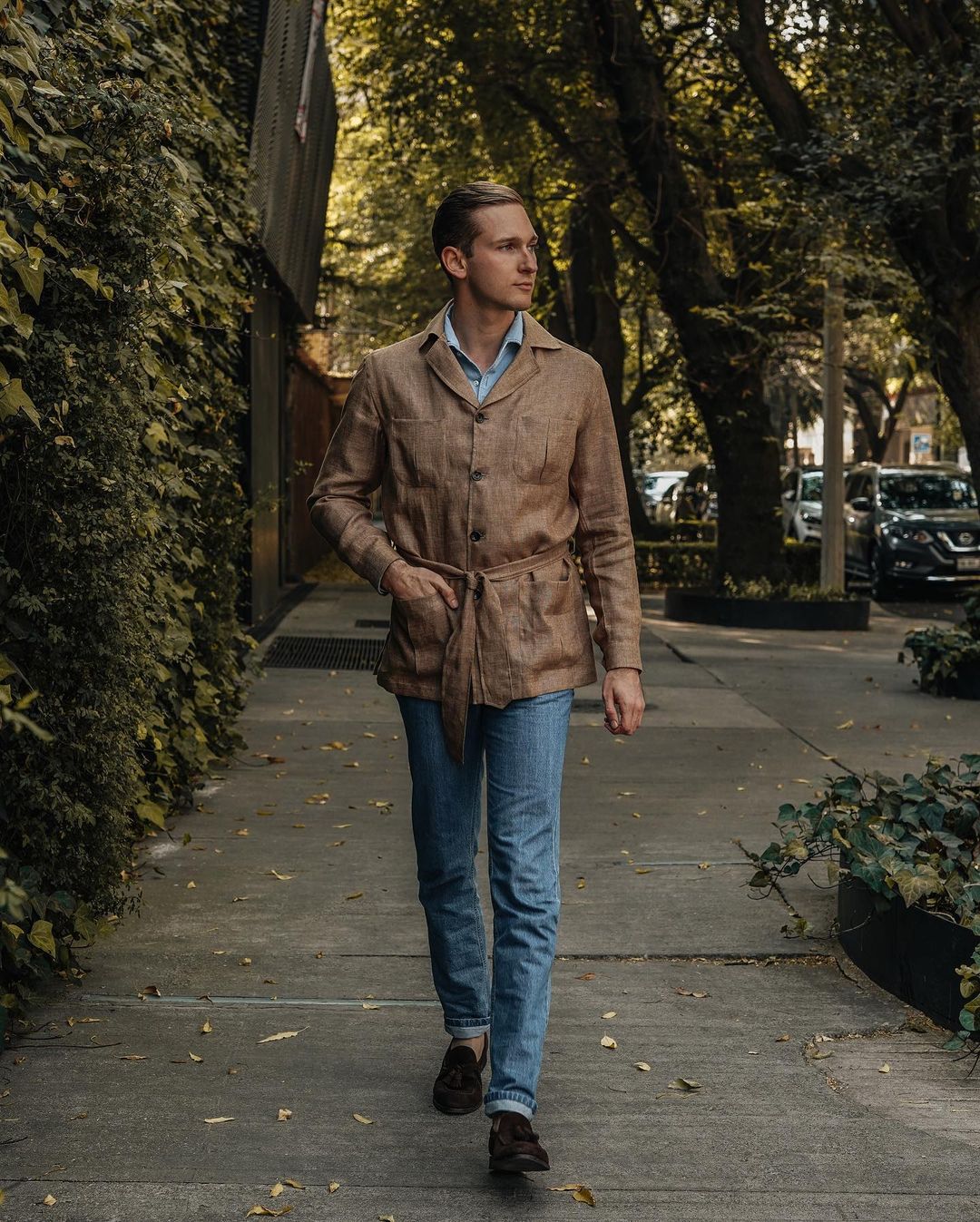 hombre otoño