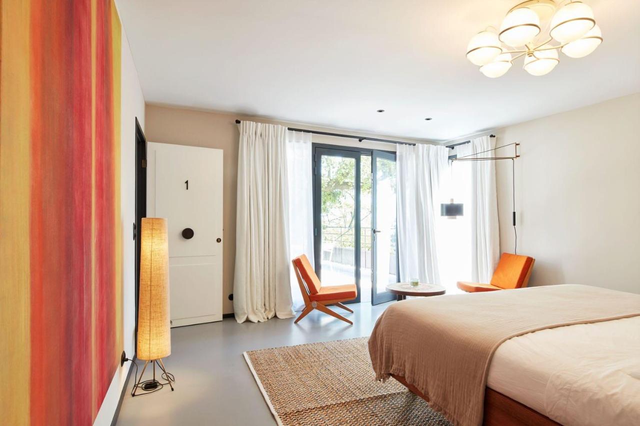 Una de las habitaciones de Fondation CAB
