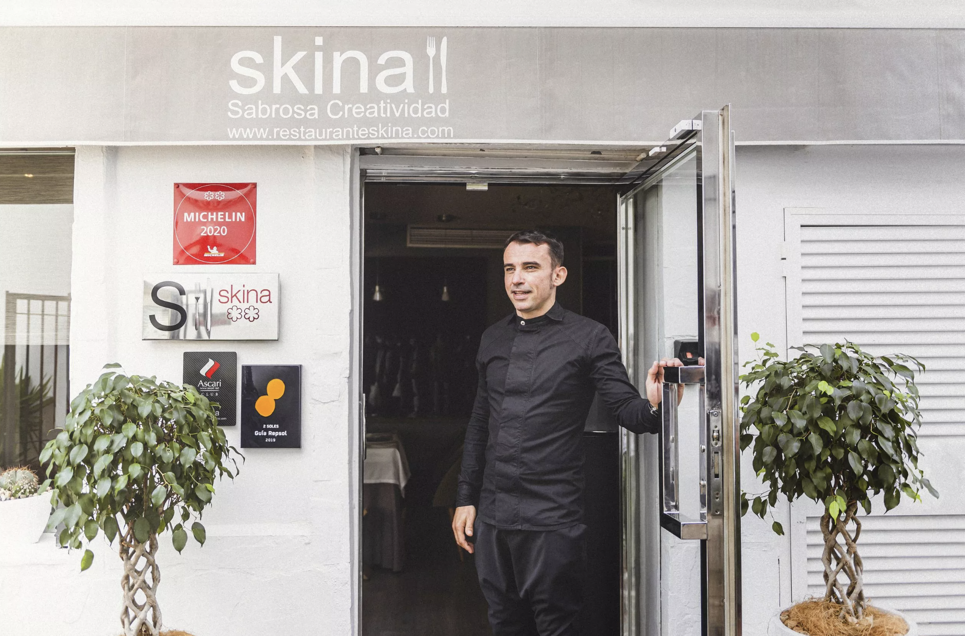 El chef Marcos Granda en Skina