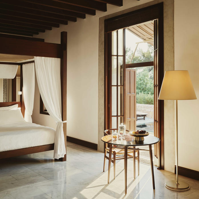 Una de las habitaciones de Amanruya