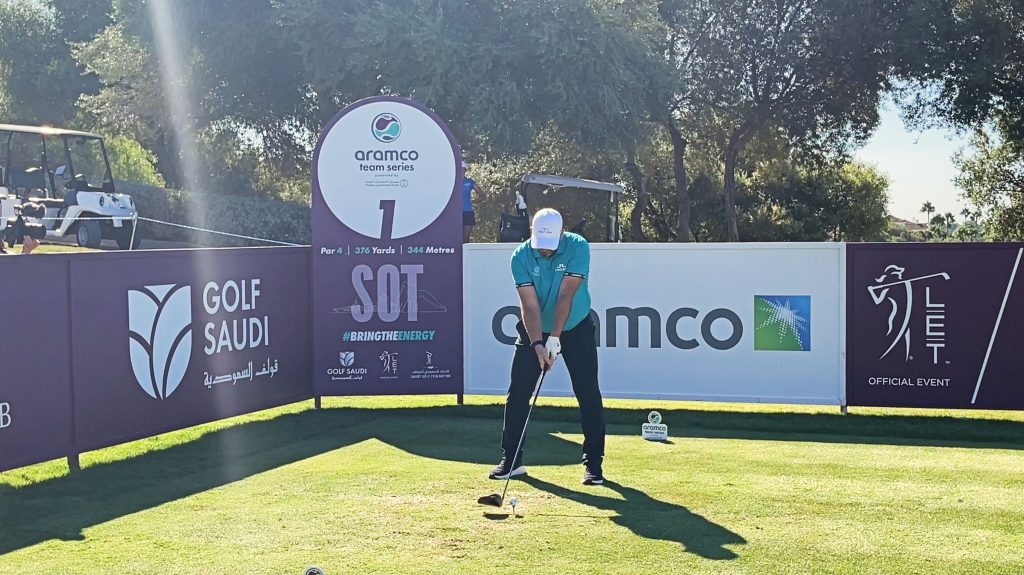 Dani García jugando al gold en Sotogrande