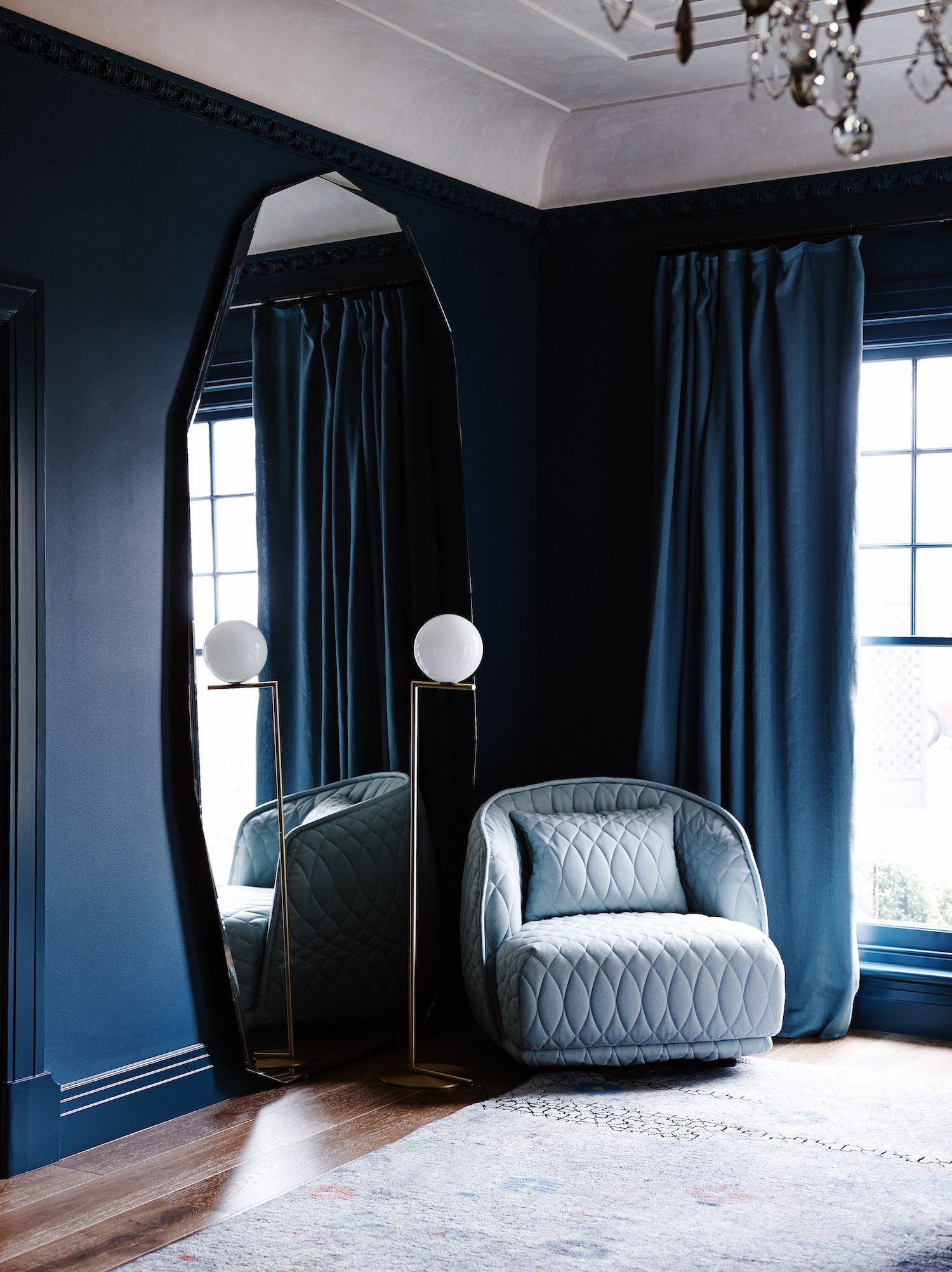 Decoración paredes azulesDecoración paredes azules