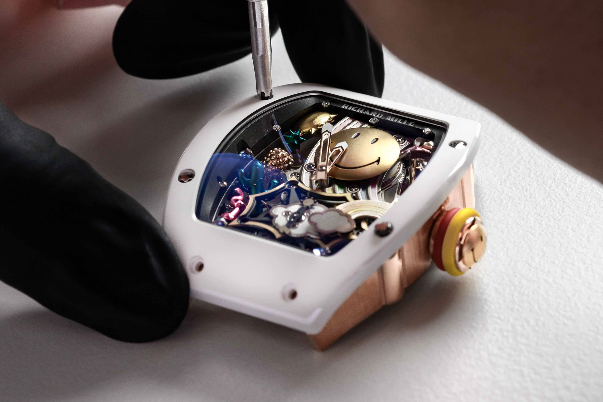 Reloj Richard Mille smiley emoji face