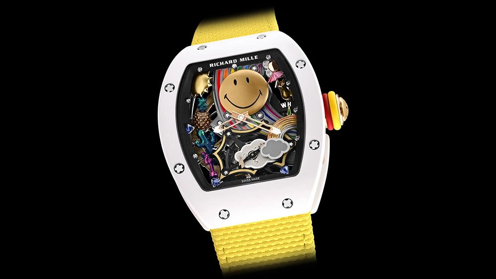 Reloj Richard Mille smiley emoji face