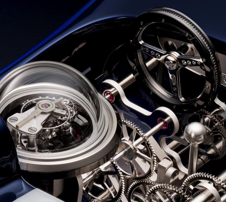 Reloj forma de coche