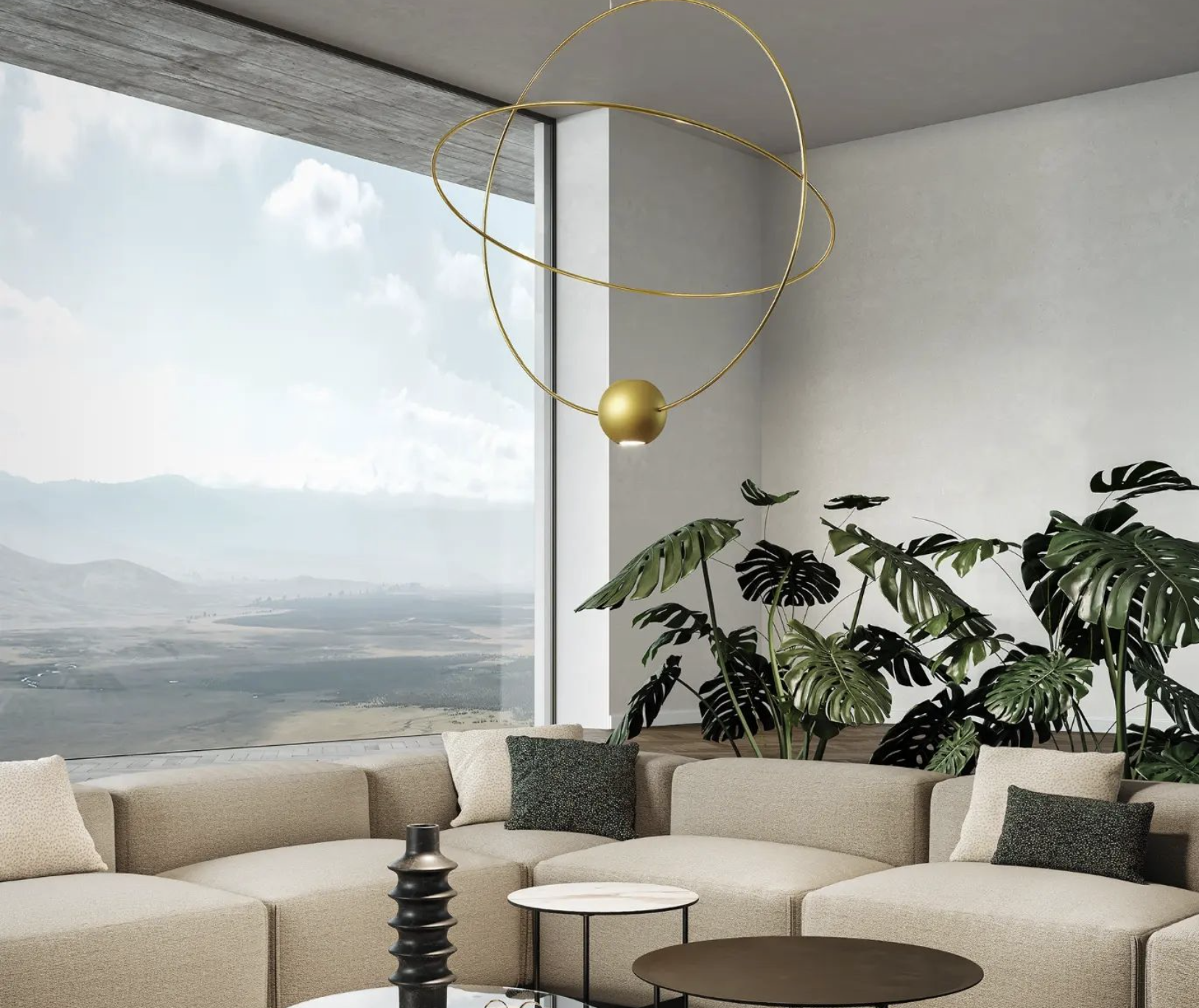 Sal&oacute;n con plantas