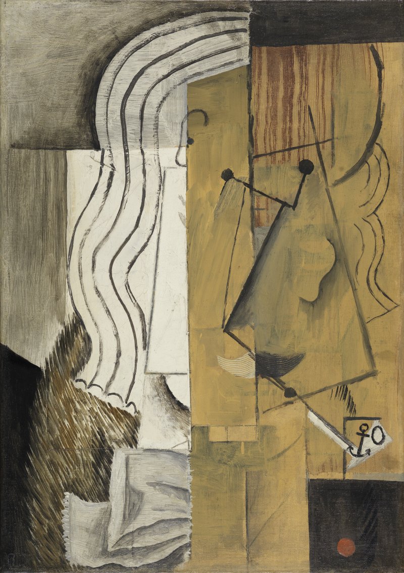 ‘Cabeza de hombre’ - Pablo Picasso, 1913