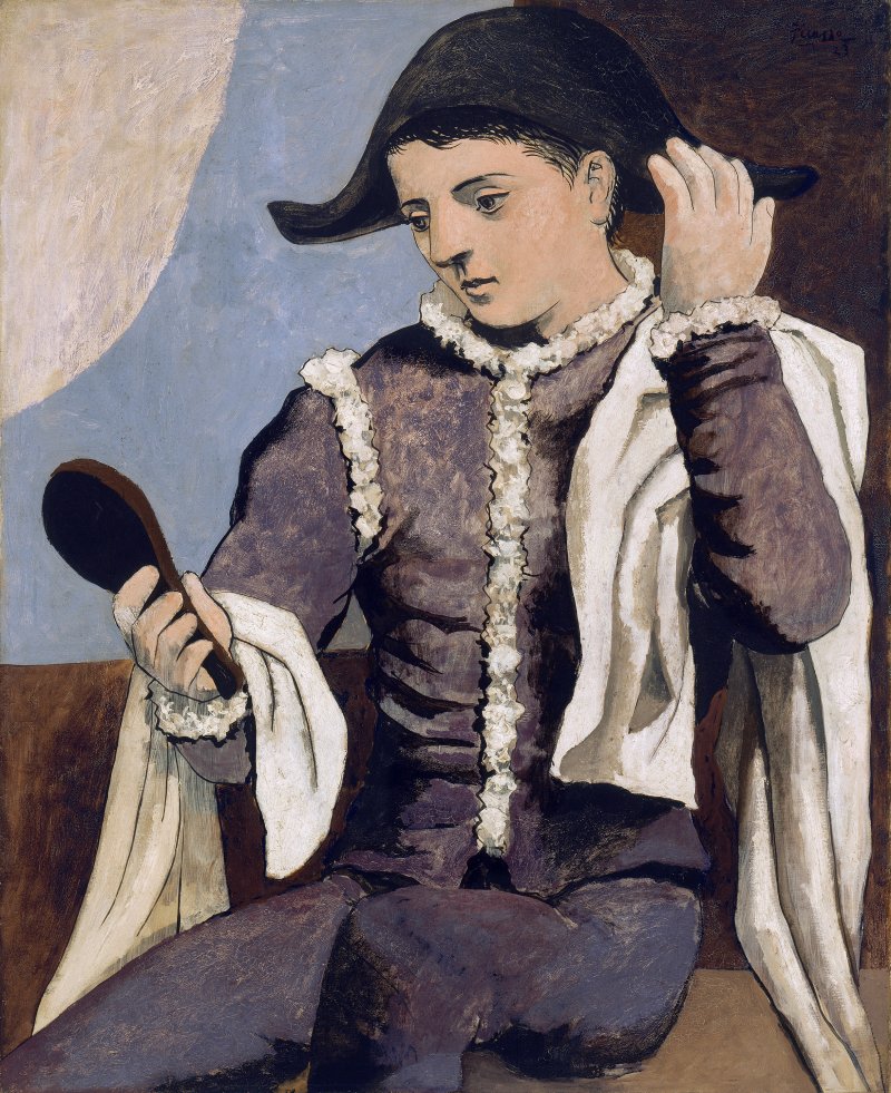‘Arlequín con espejo’ - Pablo Picasso, 1923
