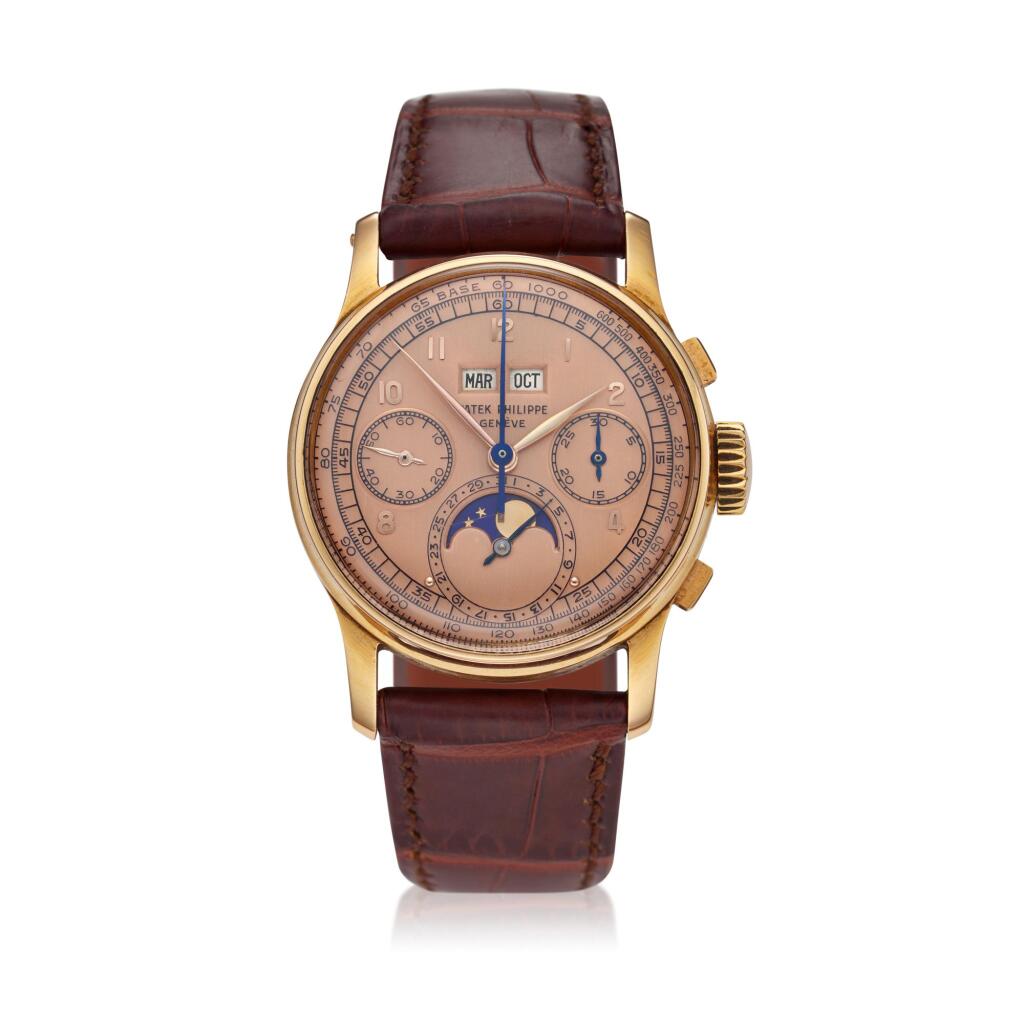 Patek Philippe Pr&iacute;ncipe Mohammed Tewfik A. &ldquo;TA&rdquo; Toussoun de Egipto &ldquo;Rosa sobre rosa&rdquo; Ref. 1518