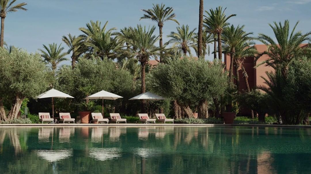Una de las piscinas de Royal Mansour