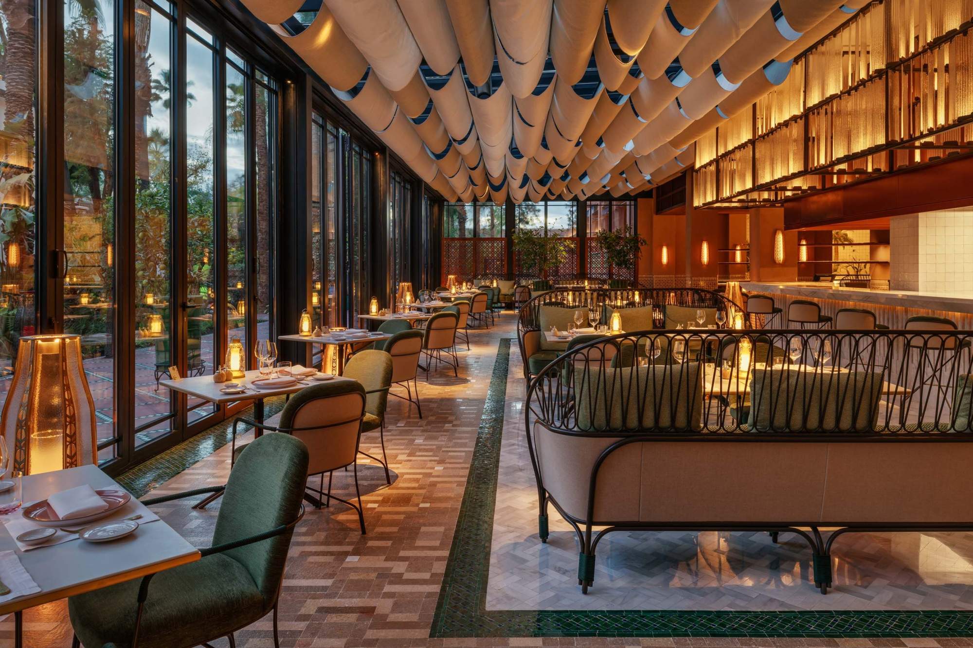 El restaurante italiano de La Mamounia