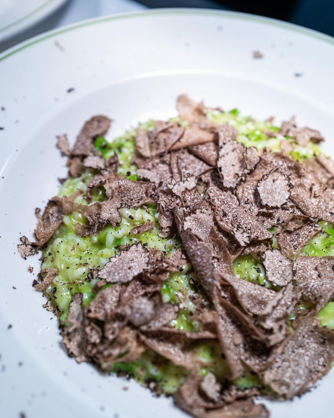 Risotto de esp&aacute;rragos con trufa