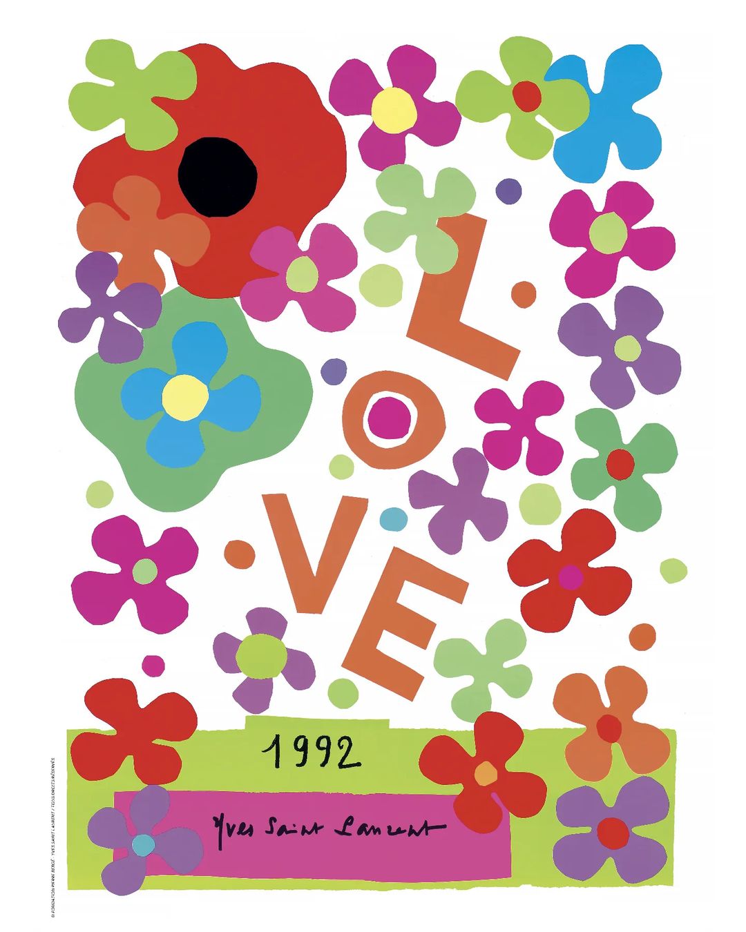 Ilustración de Yves Saint Laurent