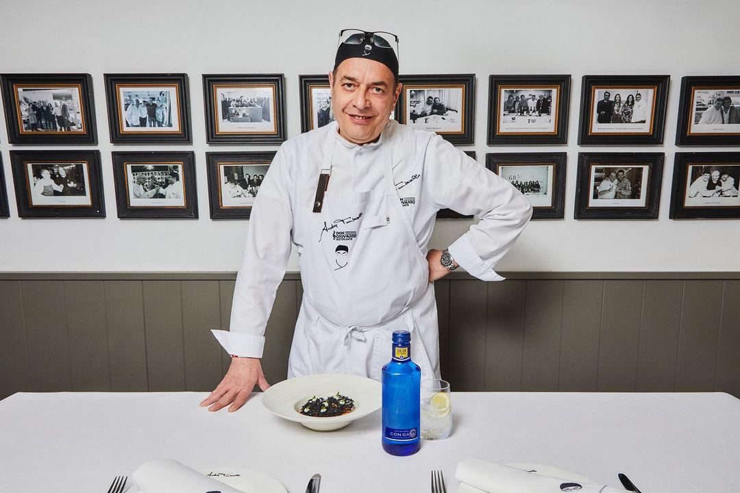 El chef Andrea Tumbarello