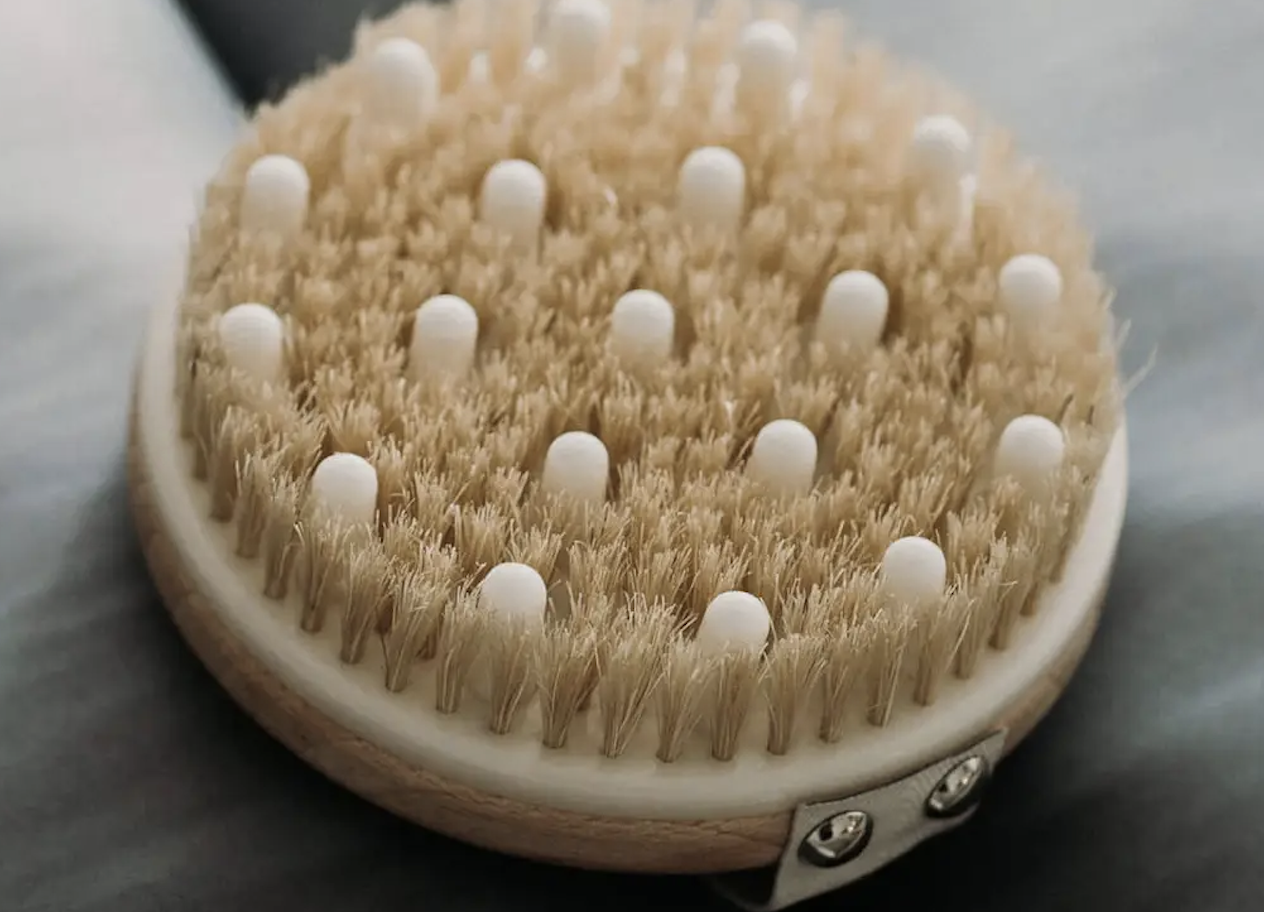 Cepillo exfoliante en seco