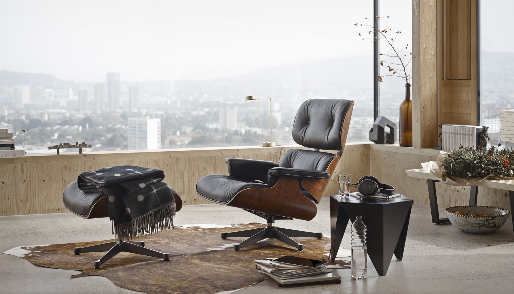 Lounge Chair y Ottoman