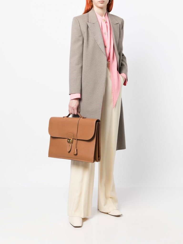 Foto: Maletín ‘Sac a Depeche’ 38 2015 / Foto: FARFETCH (Hermès)