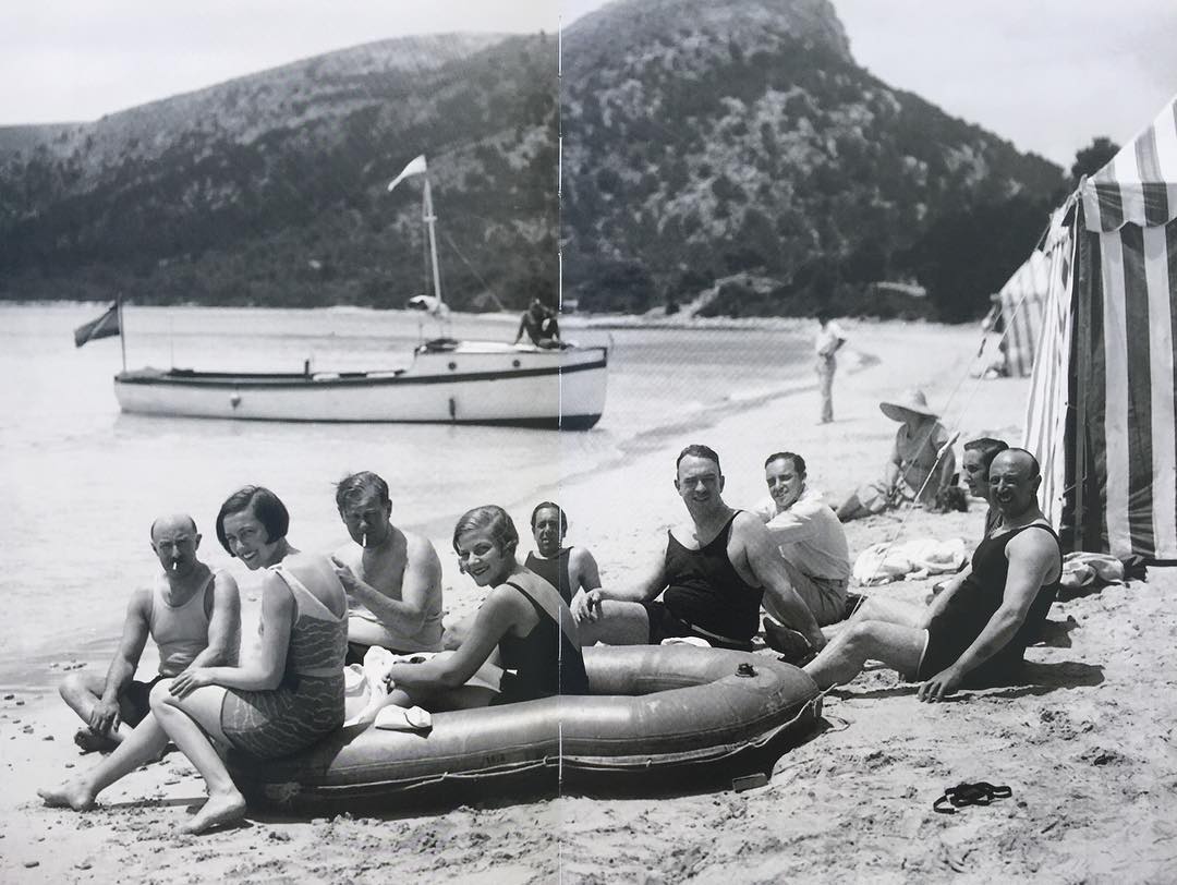 Huéspedes del Hotel Formentor en 1934
