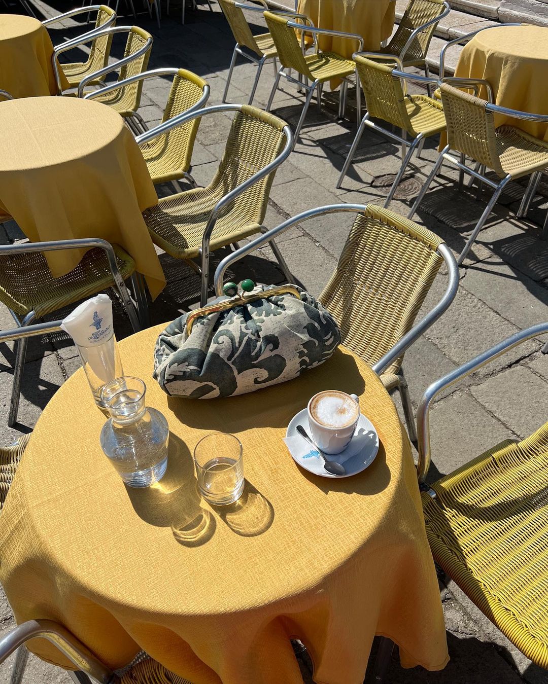 Caf&eacute; en la Piazza San Marco de Venecia