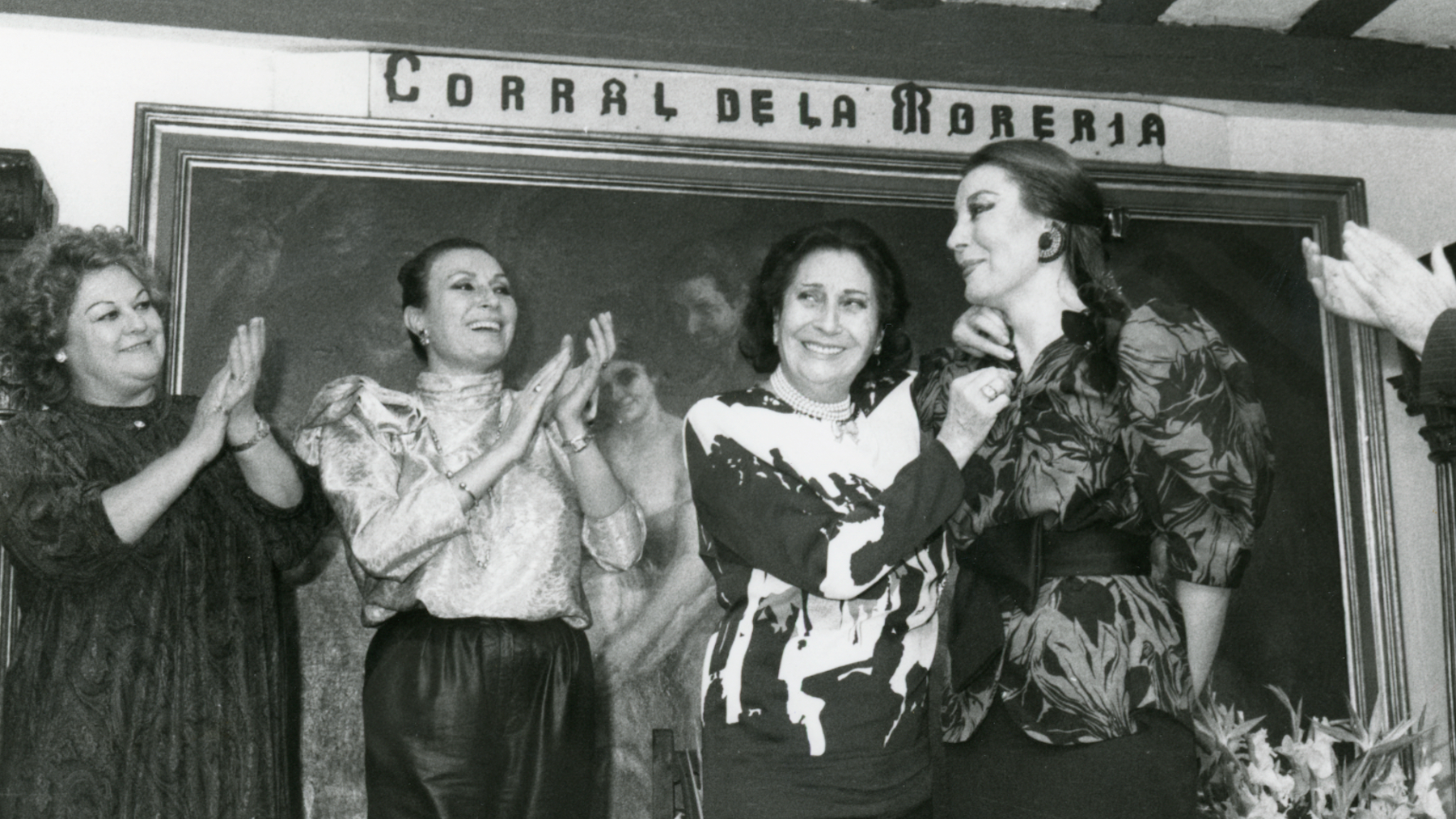 Blanca del Rey con Emma Penella y Roc&iacute;o Jurado