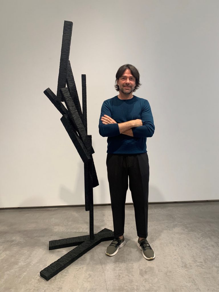 El escultor David Rodr&iacute;guez Caballero