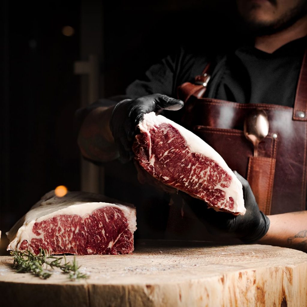 Carne de KOBE en Chambao de Rosa Negra