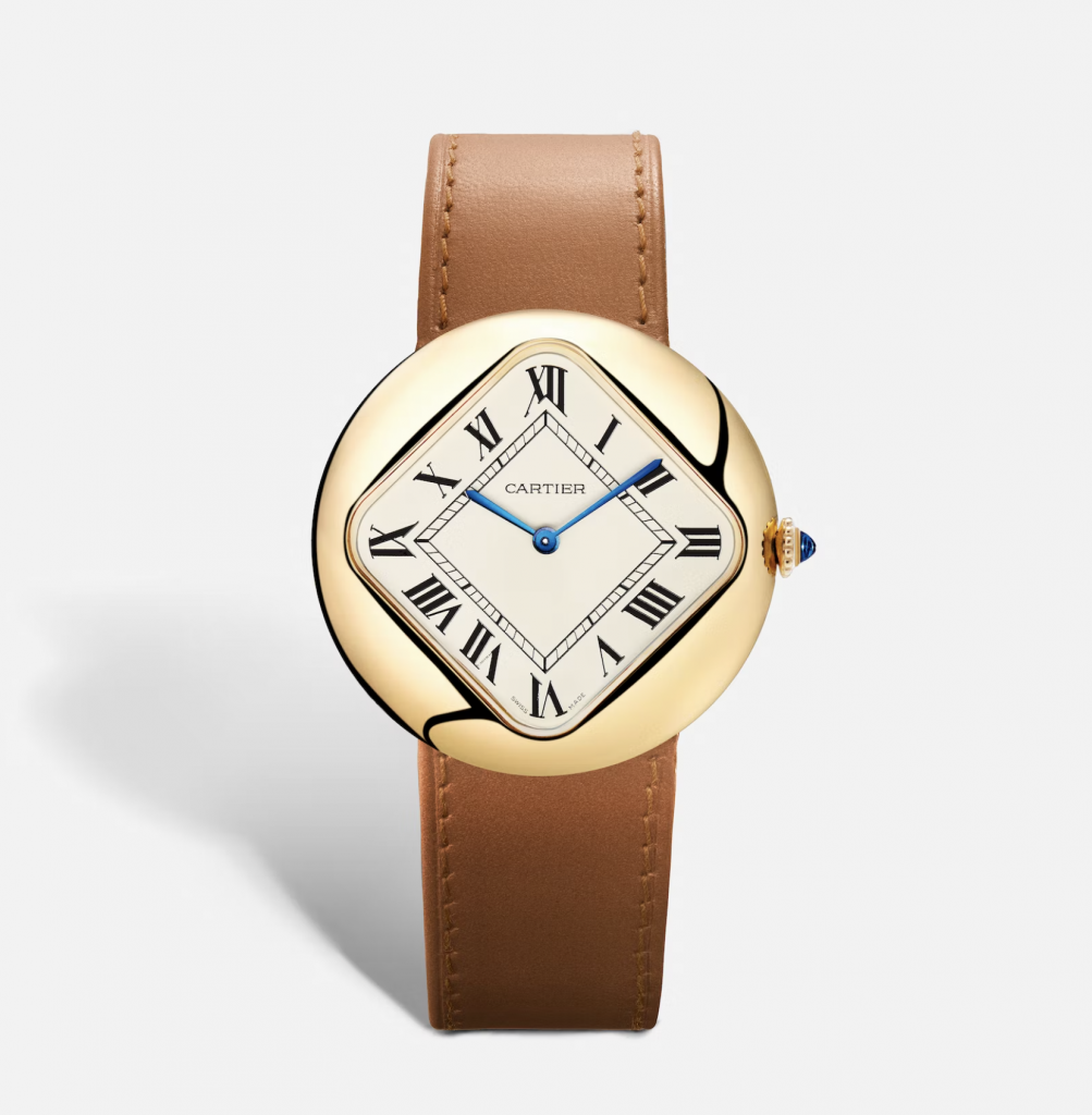 El nuevo Pebble dorado de Cartier