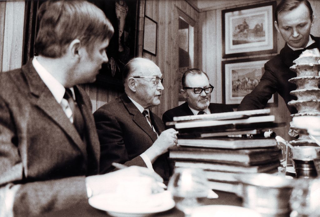 Foto: Horcher. Otto Horcher en Madrid