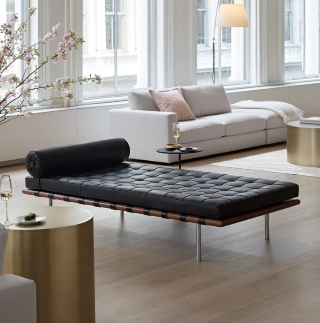 &lsquo;Chaise longue&rsquo; Barcelona de Ludwig Mies Van der Rohe