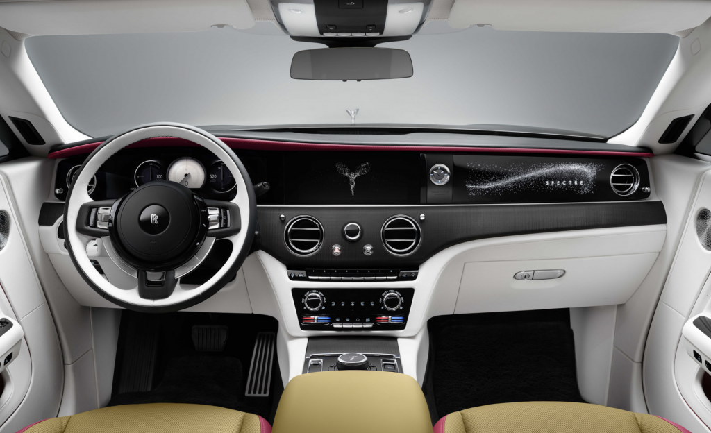 Interior del Rolls-Royce Spectre