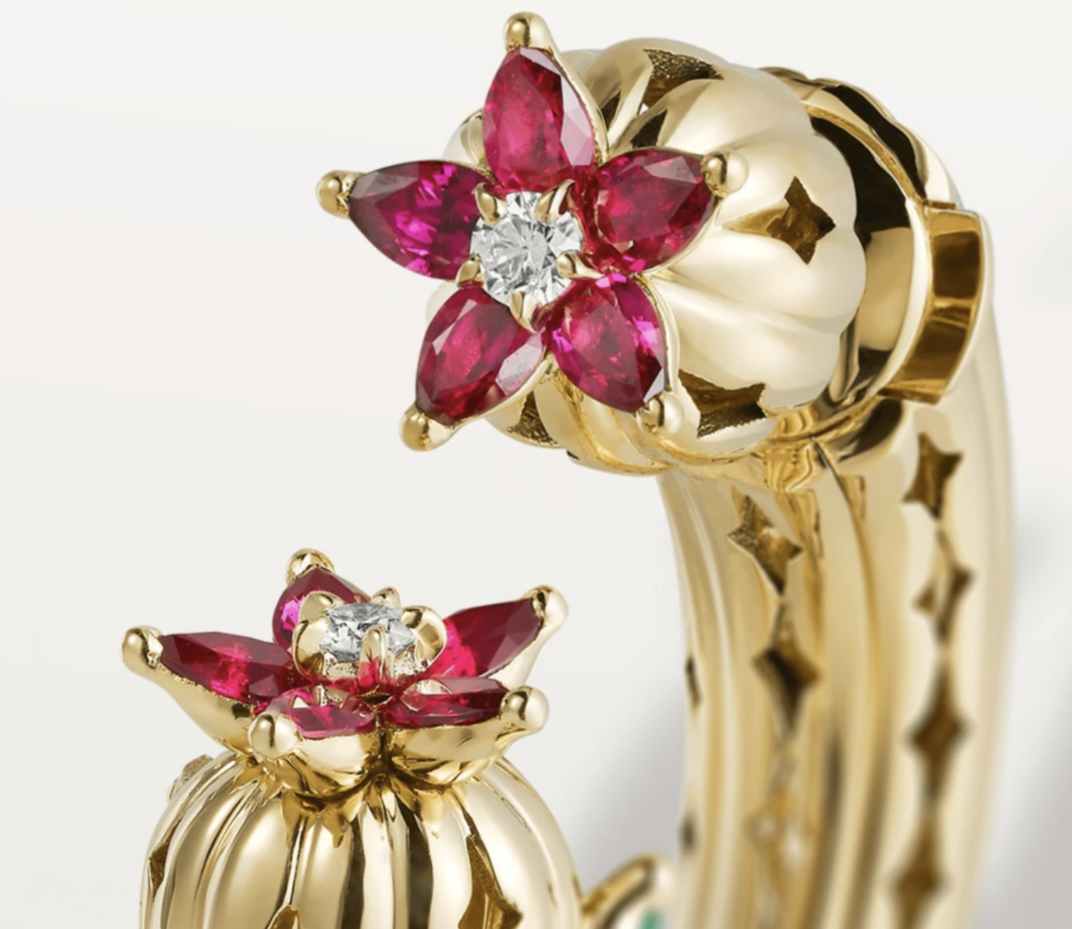 Joyas oro y rojo