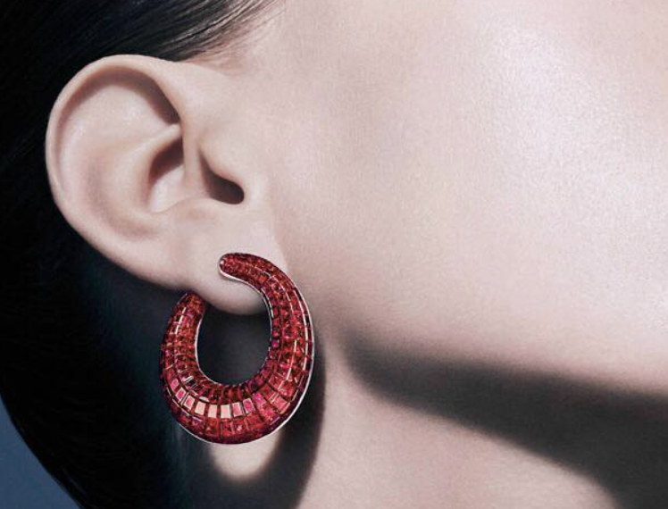 Joyas oro y rojo