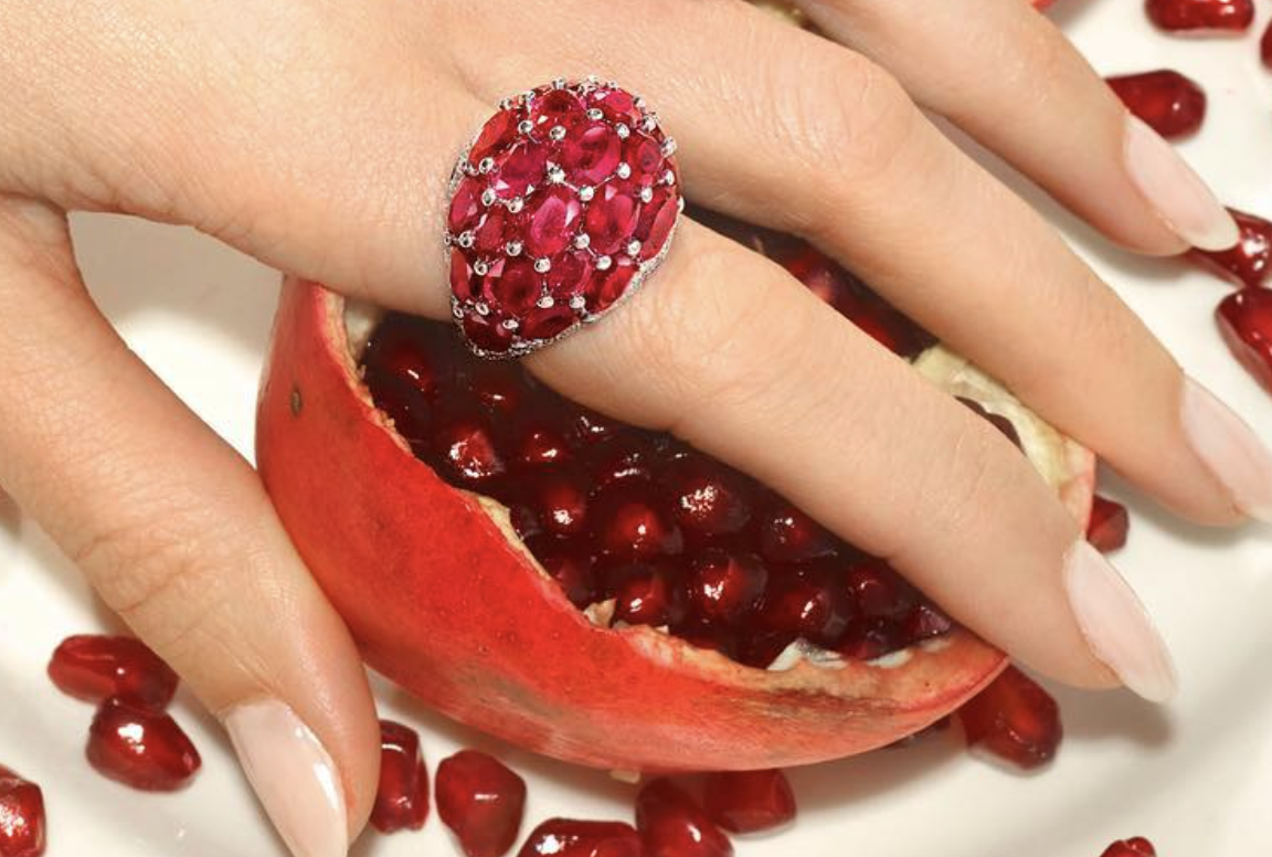 Joyas oro y rojo