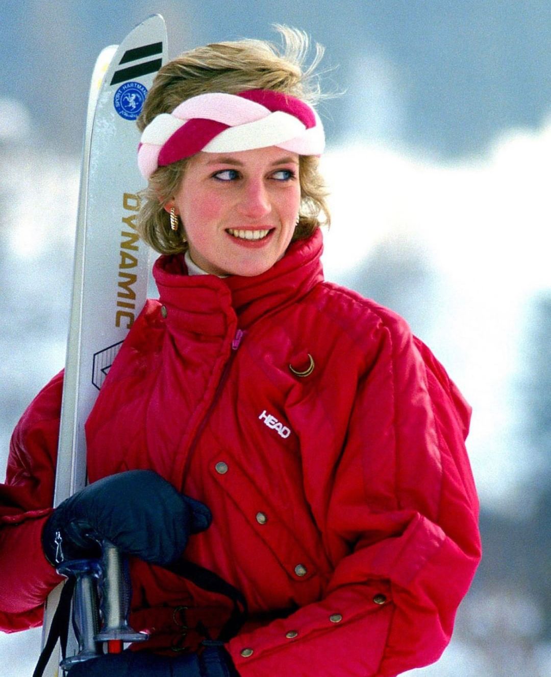 Lady Di en la nieve