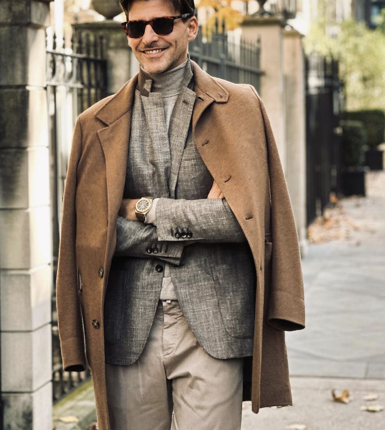 Jersey cuello vuelto hombre