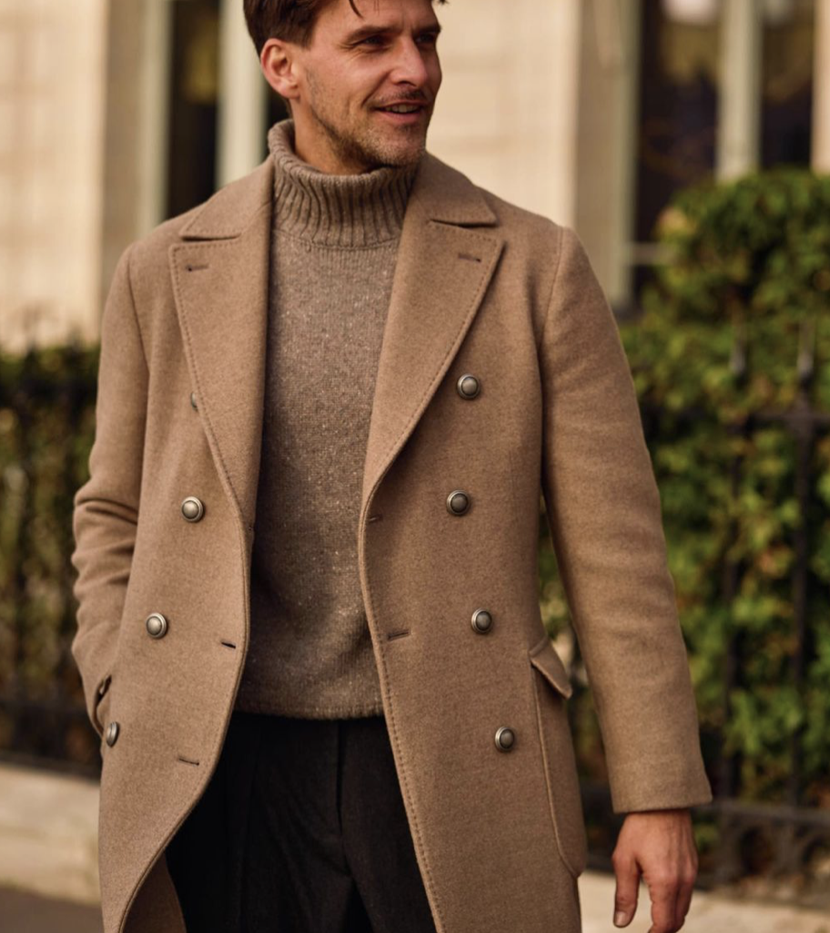 Jersey cuello vuelto hombre