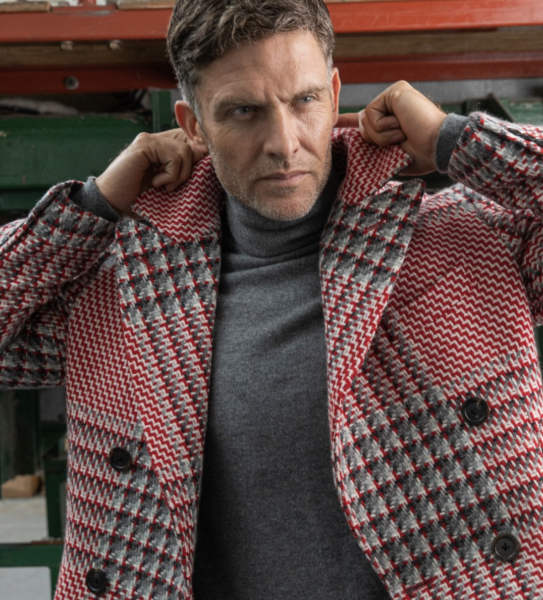 Jersey cuello vuelto hombre