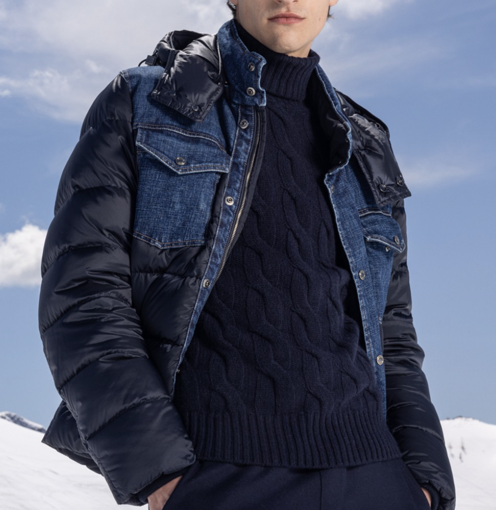 Jersey cuello vuelto hombre