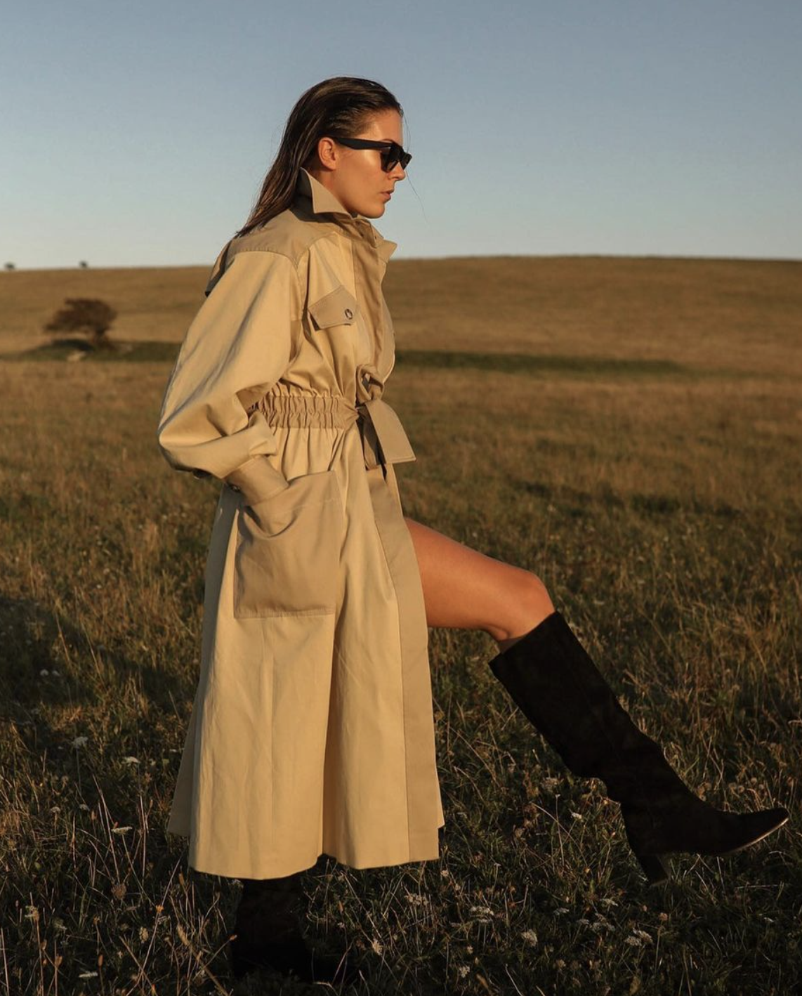 Look en color beige