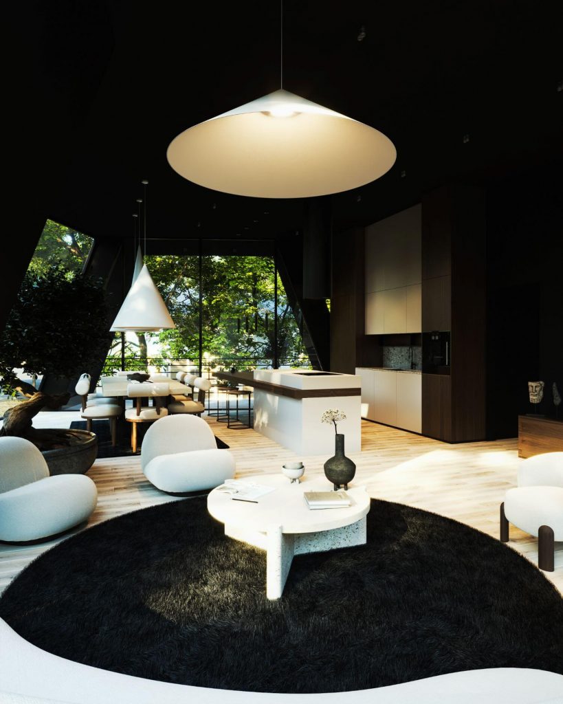 Salón en la Casa Lima
