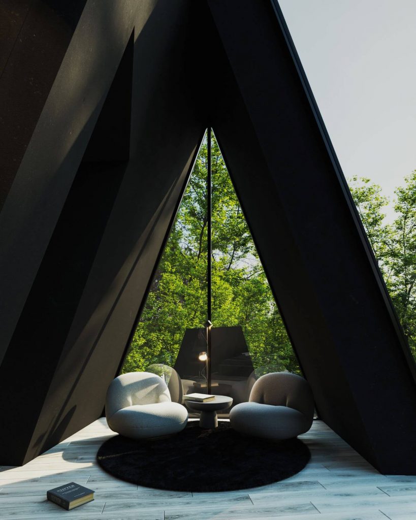 Interior de una casa de diseño en Venecia