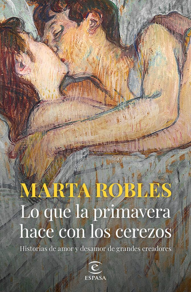 Portada del libro 'Lo que la primavera hace con los cerezos' de Marta Robles