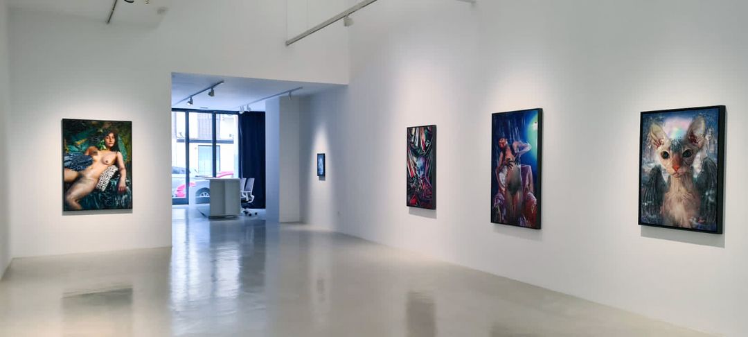 Vista de la sala de la Galer&iacute;a Hilario Galguera