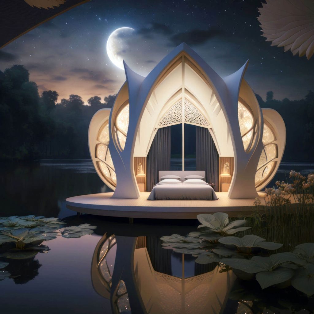 Cabañas futuristas en Bali